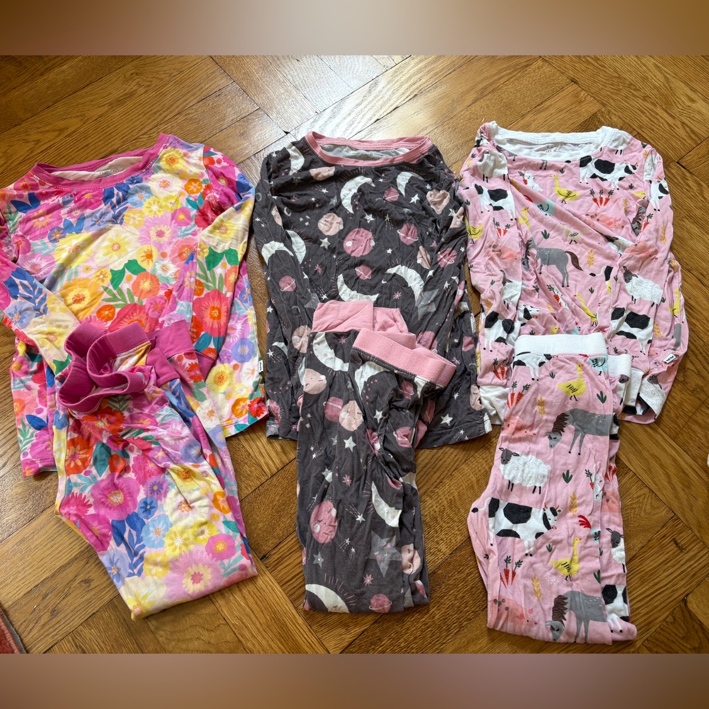 LOT of 4t Little Sleepies Pajama Sets